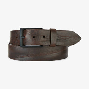 LEATHER BELT | OTES-Accessories-BRAVE LEATHER-32-DARK BROWN-Coriander