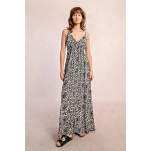 LEOPARD PRINT MAXI DRESS-Dress-MOLLY BRACKEN-Coriander