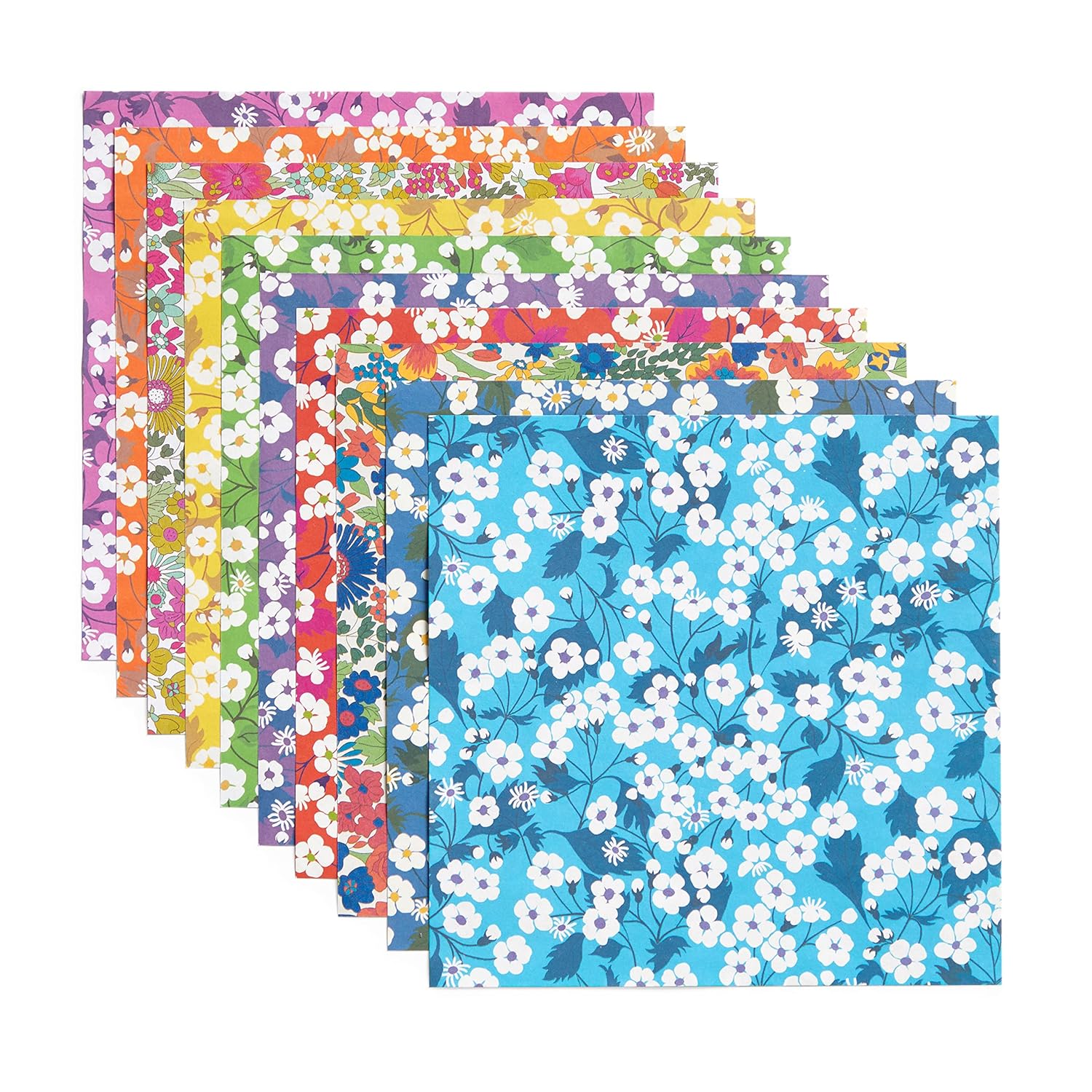 LIBERTY CLASSIC FLORAL ORIGAMI KIT-Fun and Games-RAINCOAST-Coriander