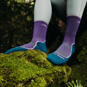 LIGHT HIKER MICRO CREW WOMEN'S SOCKS-Socks & Footwear-DARN TOUGH-Coriander