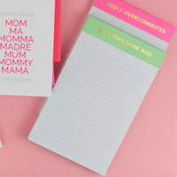 LINED NOTEPAD | GROCERIES GONE WILD-Books & Stationery-CHEZ GAGNE-Coriander