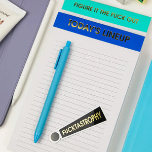 LINED NOTEPAD | TODAY'S LINE UP-Books & Stationery-CHEZ GAGNE-Coriander
