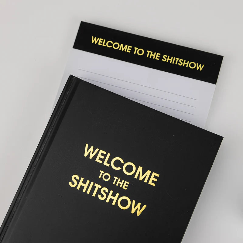 LINED NOTEPAD | WELCOME TO THE SH*TSHOW-Books & Stationery-CHEZ GAGNE-Coriander