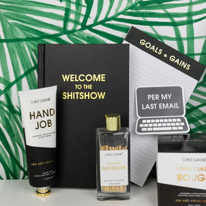 LINED NOTEPAD | WELCOME TO THE SH*TSHOW-Books & Stationery-CHEZ GAGNE-Coriander