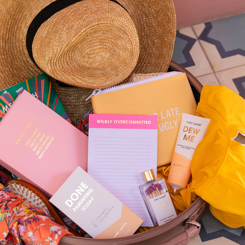 LINED NOTEPAD | WILDLY OVERCOMMITTED-Books & Stationery-CHEZ GAGNE-Coriander