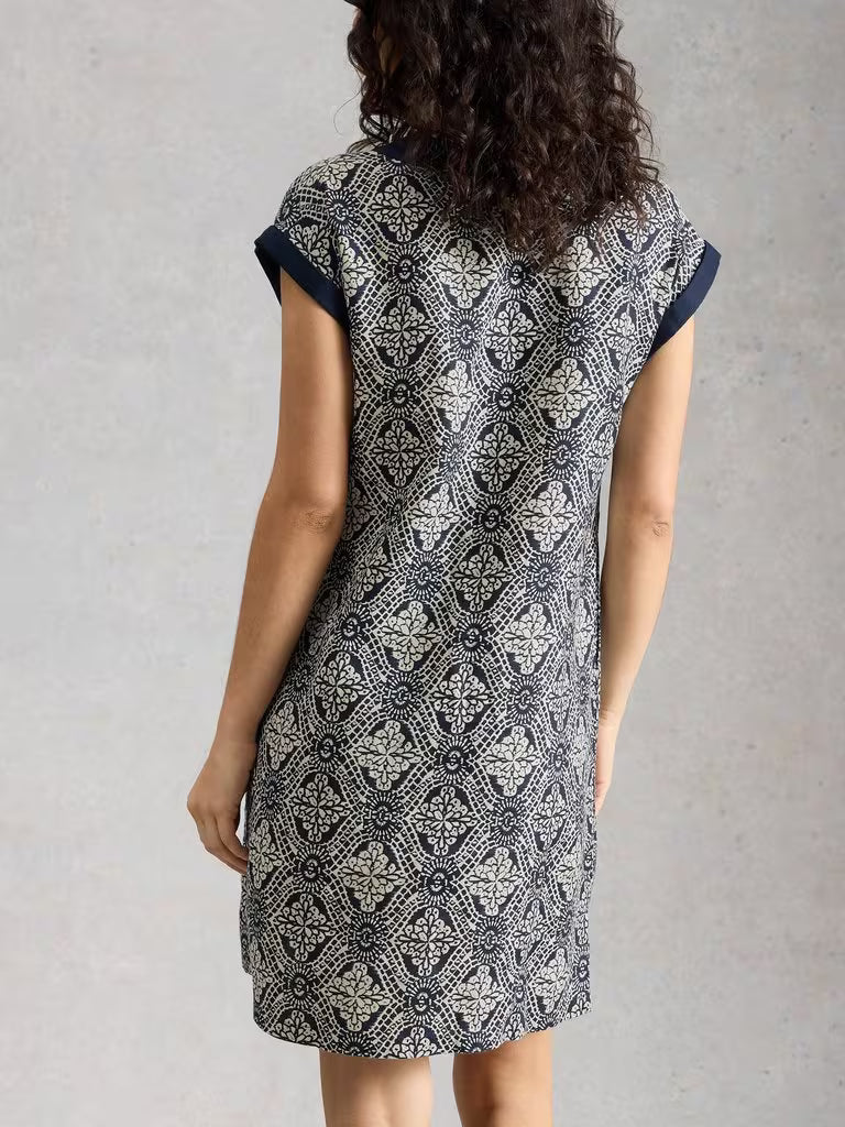 LINEN DRESS | JILLY-Dress-WHITE STUFF-Coriander