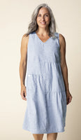 LINEN DRESS | MAYA-Dress-HABITAT-SMALL-CORNFLOWER-Coriander