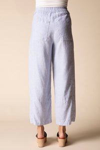 LINEN PANT | SEAMED CROP-Bottom-HABITAT-Coriander