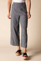 LINEN PANT | SEAMED CROP-Bottom-HABITAT-Coriander