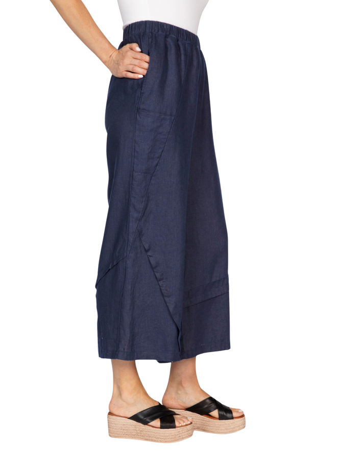 LINEN PANTS | CROSSROADS-Bottoms-OLIVIA-Coriander
