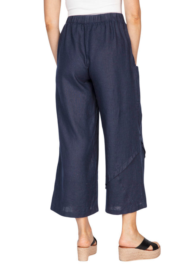 LINEN PANTS | CROSSROADS-Bottoms-OLIVIA-Coriander