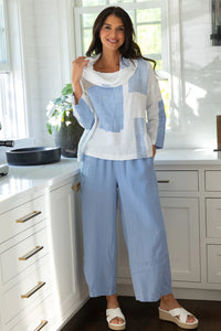 LINEN PANTS | CROSSROADS-Bottoms-OLIVIA-Coriander