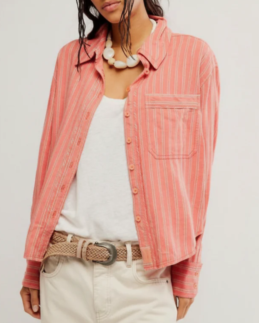 LINEN SHIRT | STRIPED LAUREL