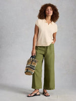 LINEN TEE | GINNI POLO-Top-WHITE STUFF-6-WHITE-Coriander