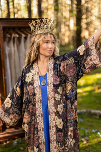 LIONHEART OPERA DUSTER | BOTANICALS & NARNIA-Jackets & Sweaters-MARKET OF STARS-Coriander
