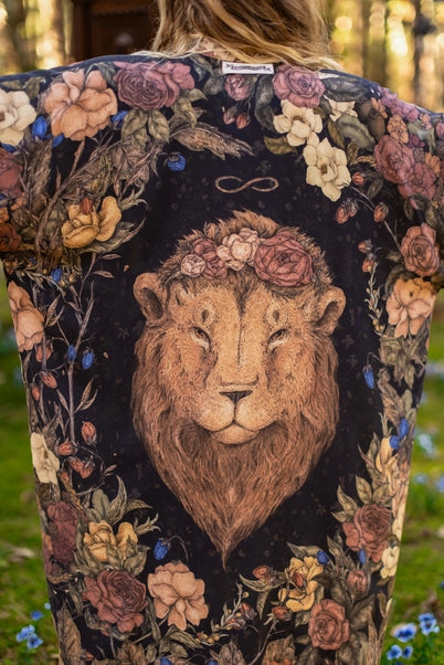 LIONHEART OPERA DUSTER | BOTANICALS & NARNIA-Jackets & Sweaters-MARKET OF STARS-Coriander