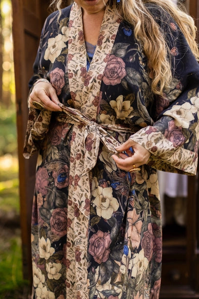 LIONHEART OPERA DUSTER | BOTANICALS & NARNIA-Jackets & Sweaters-MARKET OF STARS-Coriander
