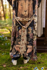 LIONHEART OPERA DUSTER | BOTANICALS & NARNIA-Jackets & Sweaters-MARKET OF STARS-Coriander