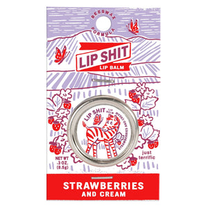 LIP BALM | LIP SH*T-Lotions & Potions-BLUE Q-STRAWBERRY CREAM-Coriander