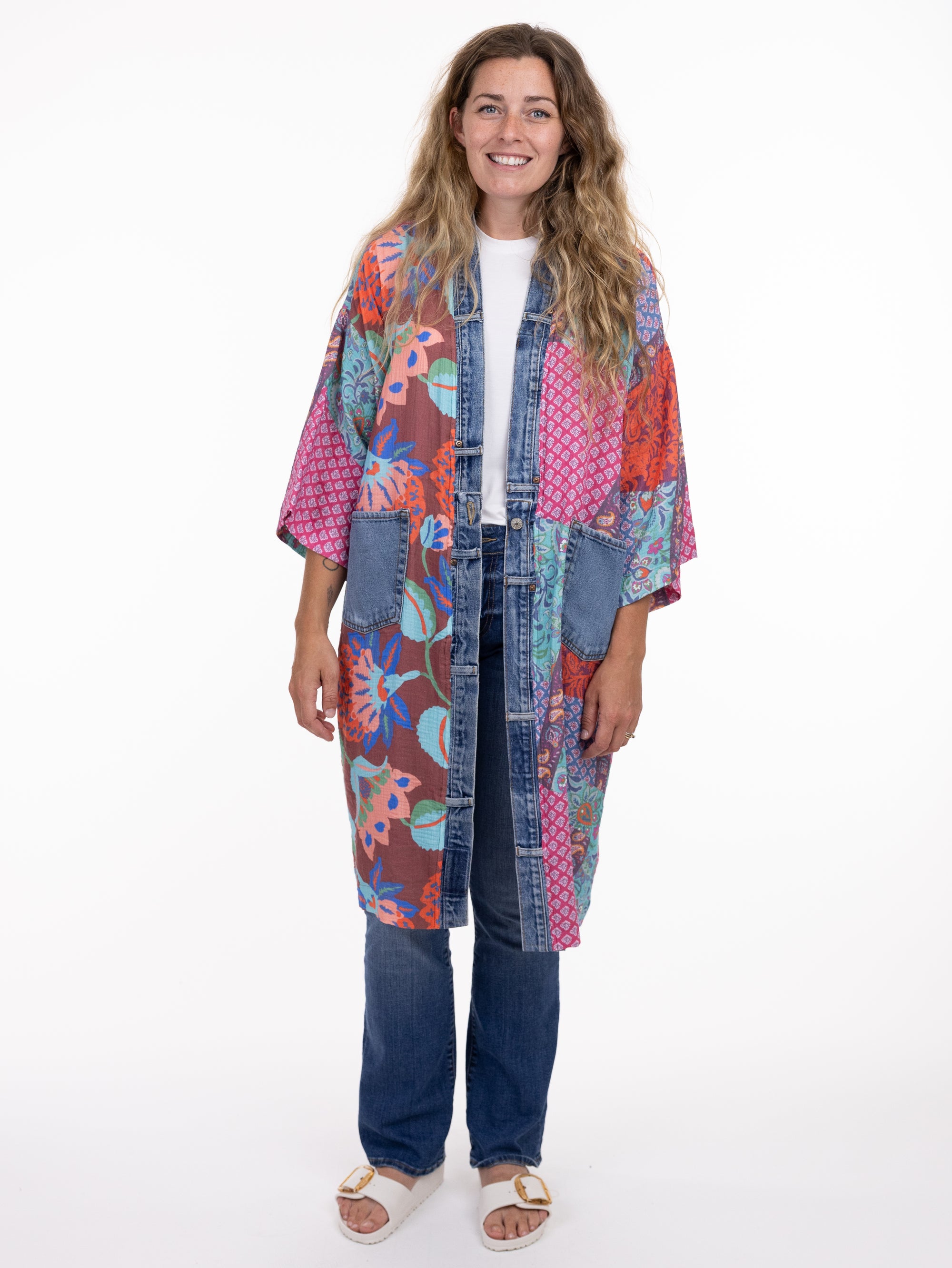LONG CARDIGAN | ISLAND-Jackets & Sweaters-SHANNON PASSERO-ONE-ISLAND FLOWER-Coriander