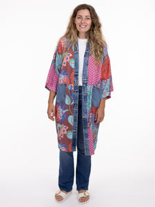 LONG CARDIGAN | ISLAND-Jackets & Sweaters-SHANNON PASSERO-ONE-ISLAND FLOWER-Coriander