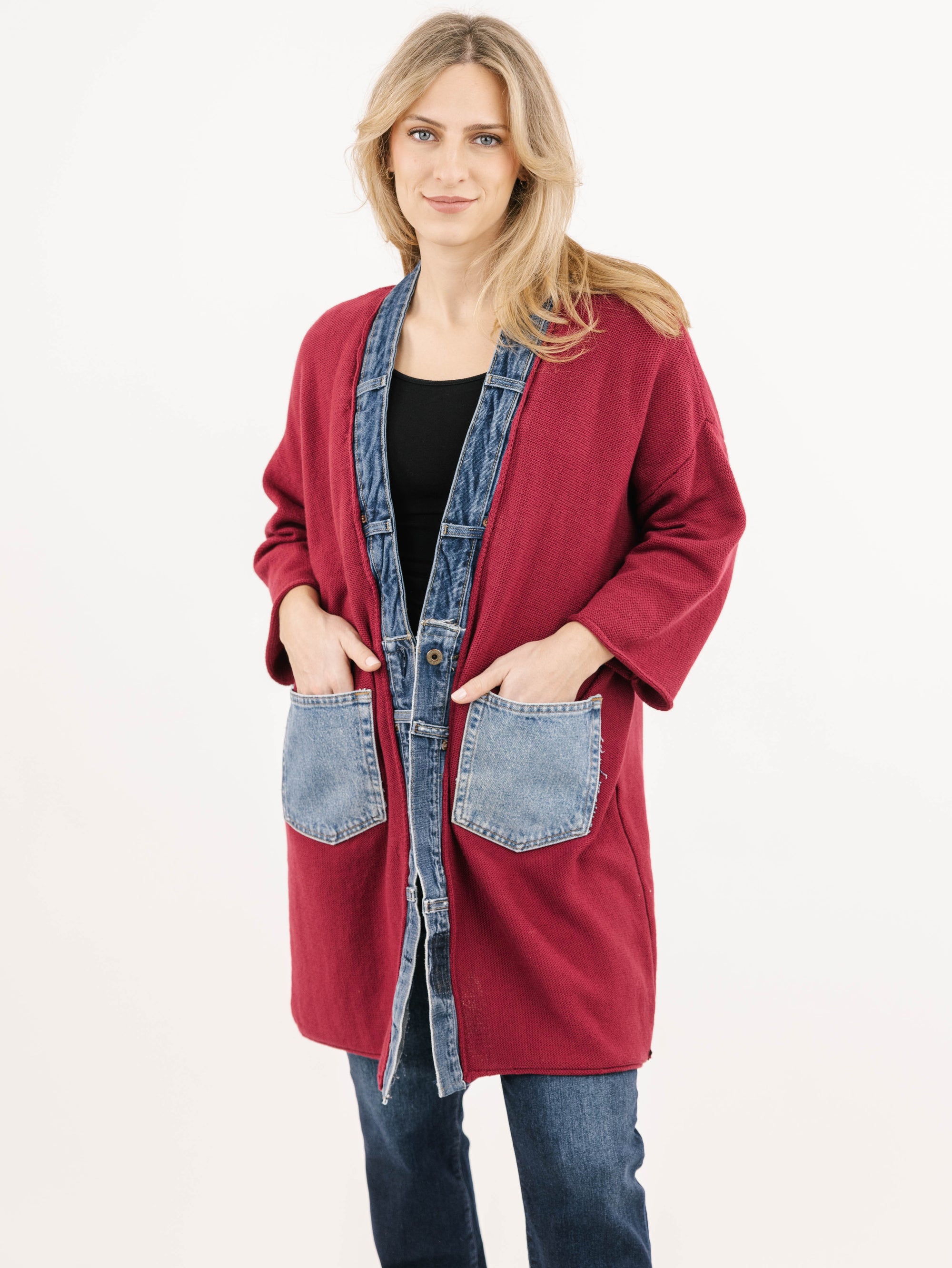 LONG CARDIGAN | PASSION-Jackets & Sweaters-SHANNON PASSERO-Coriander