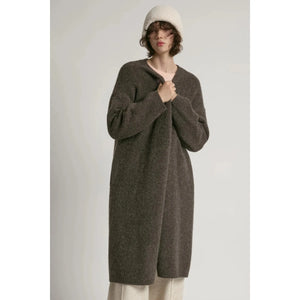 LONG CARDIGAN | SOFT FLOWING-Jackets & Sweaters-LOOK BY M-Coriander
