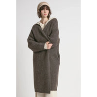 LONG CARDIGAN | SOFT FLOWING-Jackets & Sweaters-LOOK BY M-Coriander