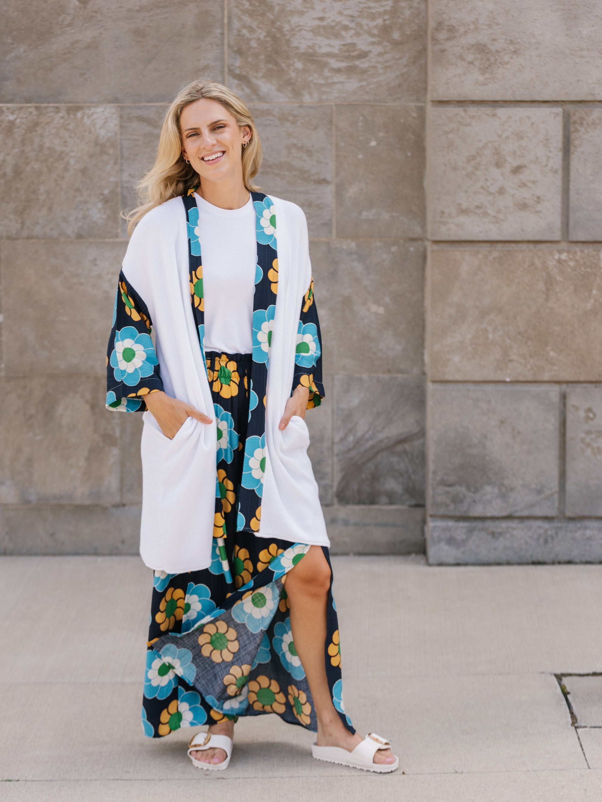 LONG KIMONO CARDIGAN | MARIBEL-Jackets & Sweaters-SHANNON PASSERO-Coriander