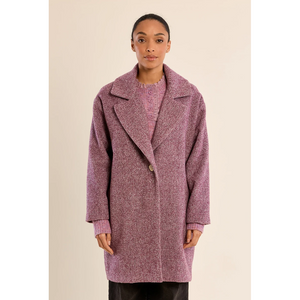LONG OVERSIZED COAT-Uncategorised-MOLLY BRACKEN-Coriander