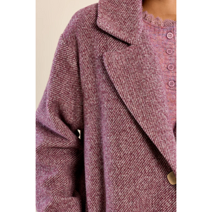 LONG OVERSIZED COAT-Uncategorised-MOLLY BRACKEN-SMALL-MAUVE-Coriander