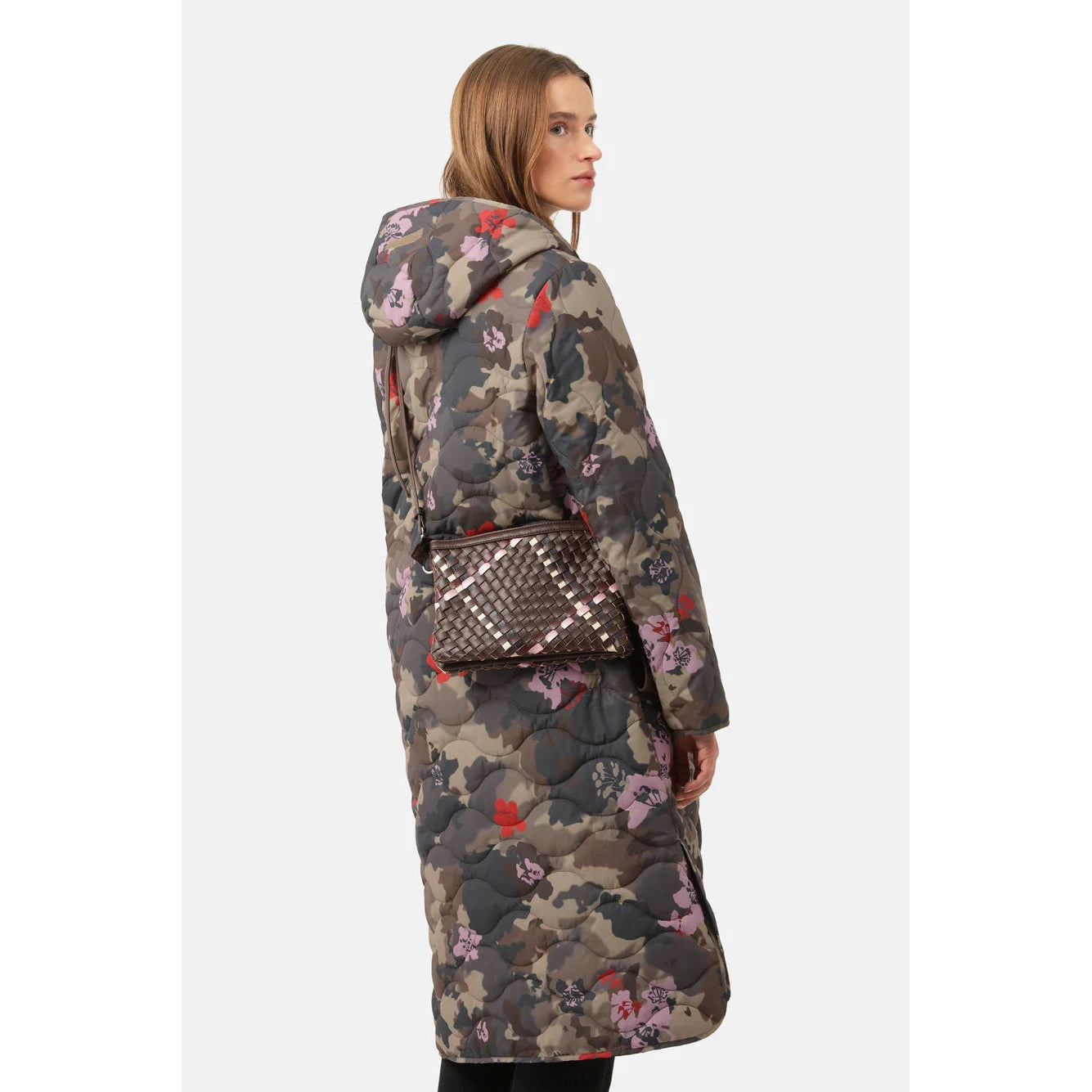 LONG QUILTED CAMO COAT-Jackets & Coats-ILSE JACOBSEN-Coriander