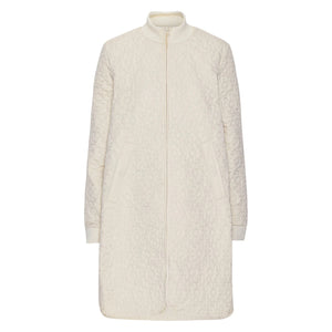 LONG QUILTED JACKET-Jackets & Outerwear-ILSE JACOBSEN-36-BLEACHED SAND 132-Coriander