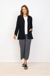 LONG SHIRRED BACK JACKET-Jackets & Sweaters-HABITAT-Coriander