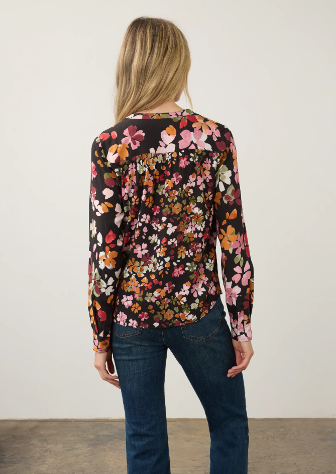 LONG SLEEVE BUTTON UP | FLORAL