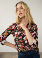 LONG SLEEVE BUTTON UP | FLORAL-Uncategorised-FRENCH DRESSING JEANS-XSMALL-PUMPKIN-Coriander