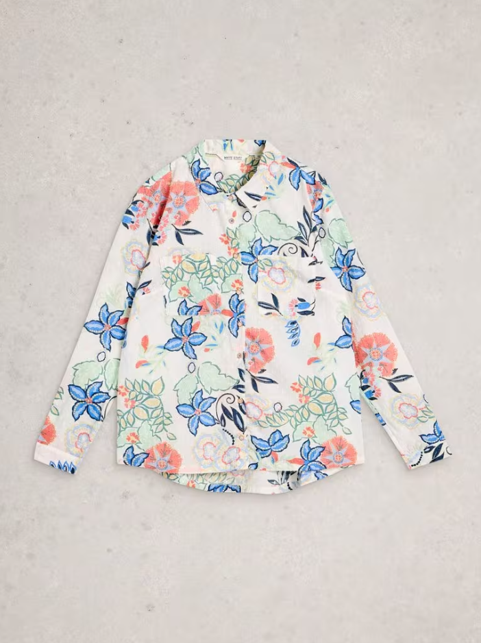 LONG SLEEVE BUTTON UP | SOPHIE-Top-WHITE STUFF-6-IVORY-Coriander
