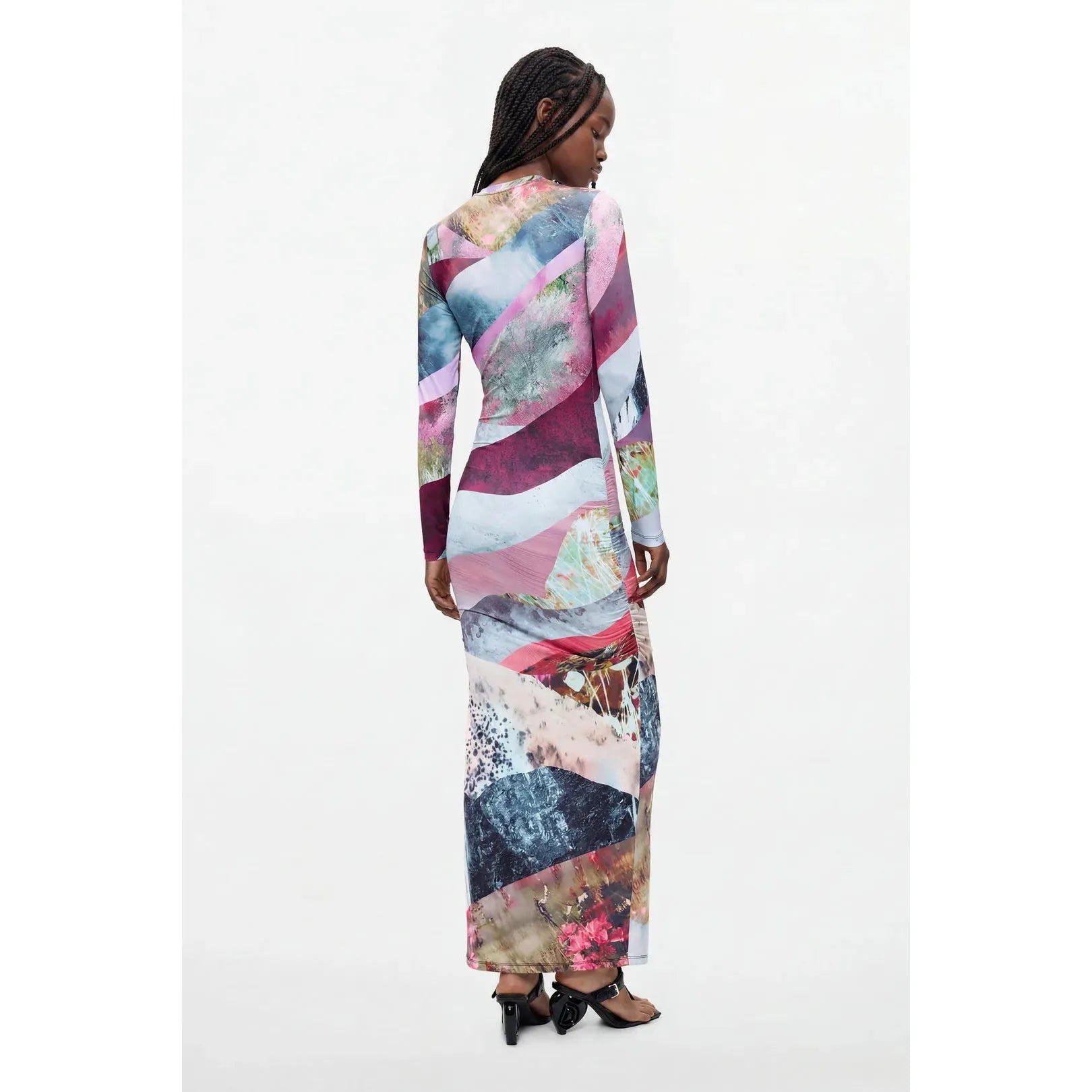 LONG SLEEVE FITTED DRESS-Uncategorised-DESIGUAL-Coriander