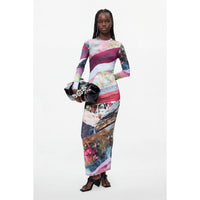 LONG SLEEVE FITTED DRESS-Uncategorised-DESIGUAL-Coriander