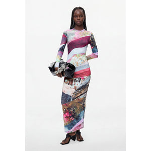 LONG SLEEVE FITTED DRESS-Uncategorised-DESIGUAL-Coriander
