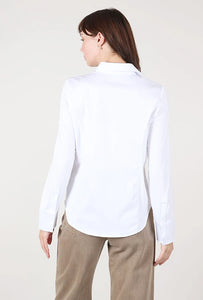 L/S SHIRT | HIDDEN PLACKET-Tops-HABITAT-Coriander