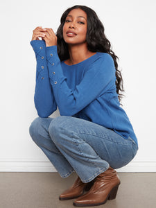 LONG SLEEVE SWEATER | BOAT NECK-Jackets & Sweaters-CHARLIE B-Coriander