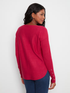 LONG SLEEVE SWEATER | BOAT NECK-Jackets & Sweaters-CHARLIE B-Coriander