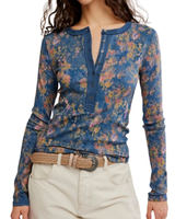 L/S TEE | JAMIE HENLEY PRINTED-Tops-FREE PEOPLE-SMALL-FLORAL HAZE-NAVY CMB-Coriander