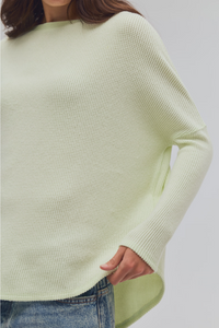 LONG SLEEVE THERMAL TOP | LATTE BLUES-Tops-FREE PEOPLE-Coriander