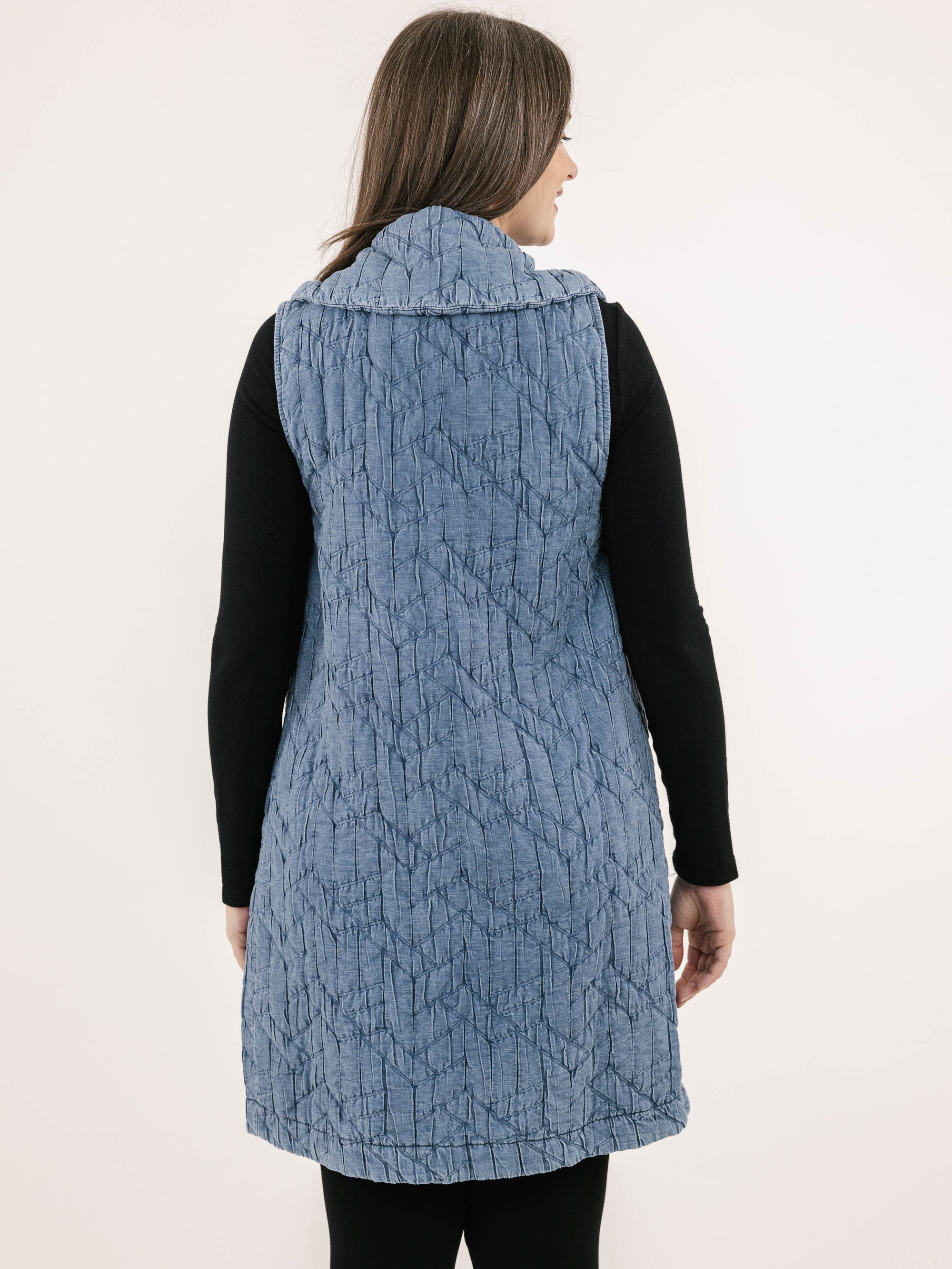 LONG VEST | HAYDEN-Jackets & Sweaters-SHANNON PASSERO-Coriander