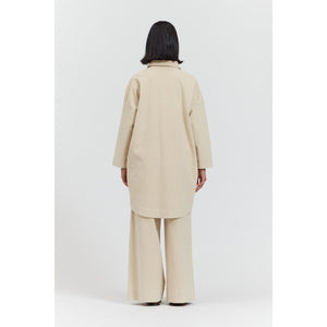 LONGLINE CORDUROY JACKET-Jackets & Sweaters-THERE-ELSEWHERE-Coriander