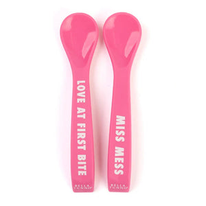 LOVE AT FIRST BITE MISS MESS SPOON SET-Kids-BELLA TUNNO-Coriander