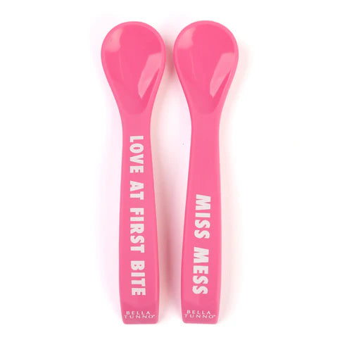 LOVE AT FIRST BITE MISS MESS SPOON SET-Kids-BELLA TUNNO-Coriander