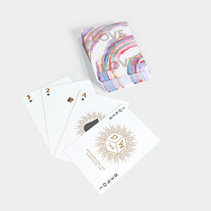 LOVE IS LOVE PLAYING CARDS-Fun and Games-DESIGN WORKS INK-Coriander